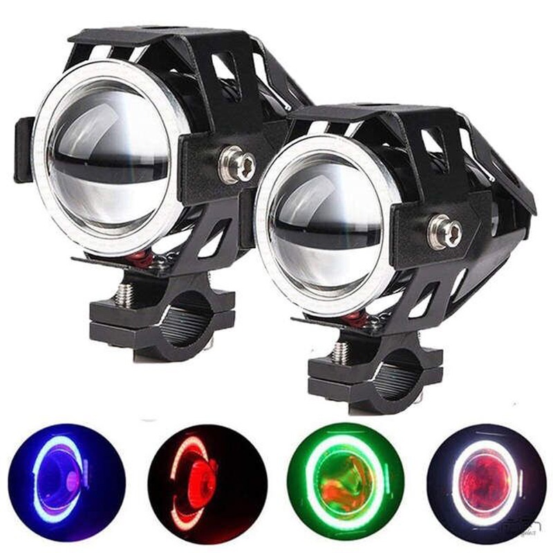 Đèn pha led U5 U7 125W 12V cực sáng thay thế cho xe hơi/xe máy tiện dụng