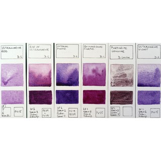 Màu nước Daniel Smith tông tím - tuýp 5ml/15ml