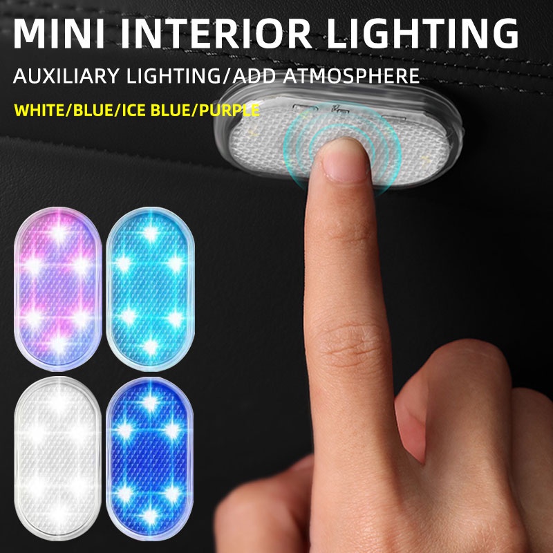 1 Đèn LED Mini Cảm Ứng Chạm Để Đọc Sách Trong Xe Hơi