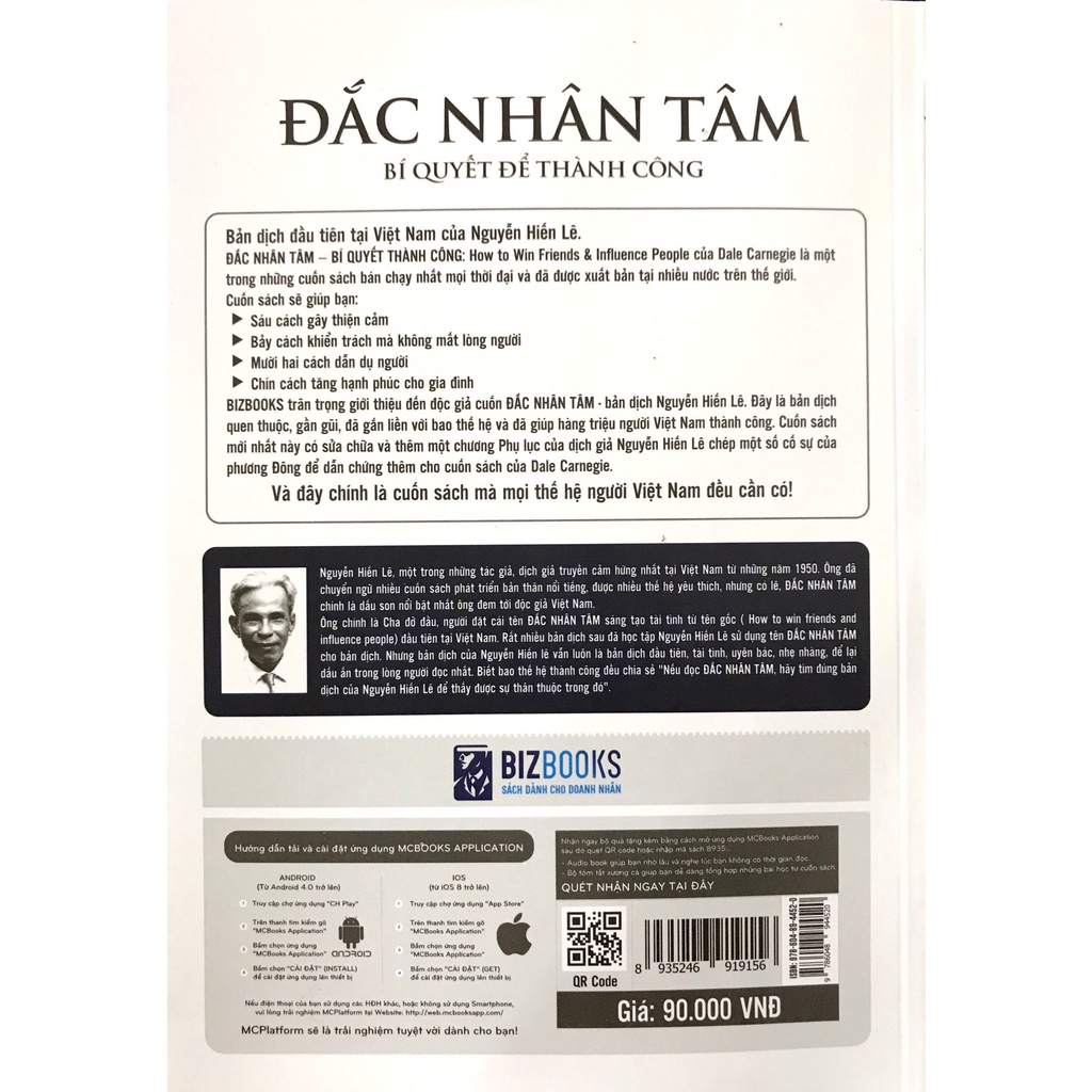 Sách Đắc Nhân Tâm Bí Quyết Để Thành Công MCTL8520