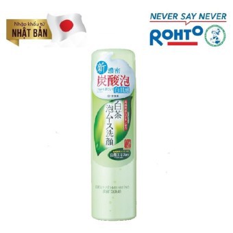 BỌT RỬA MẶT SHIROCHASOU ROHTO CHIẾT XUẤT TRÀ TRẮNG WHITE TEA FOAMING WASH 150G CHÍNH HÃNG - 3173