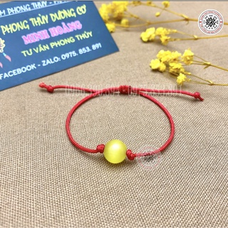 Vòng Tay Hạt Đá phong Thủy Mệnh Kim