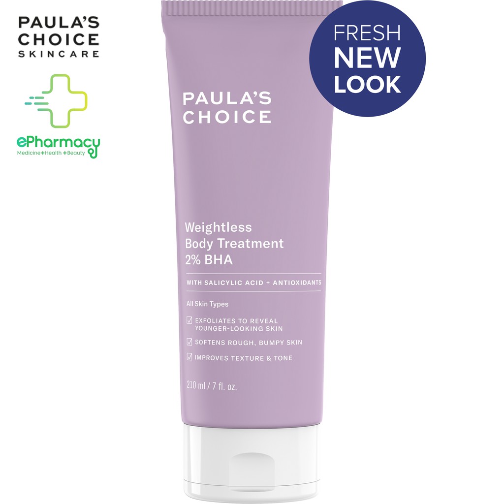 Paula's Choice BHA 2% Body Treatment - Kem dưỡng thể Paulas Choice BHA 2% Weightless Body Treatment