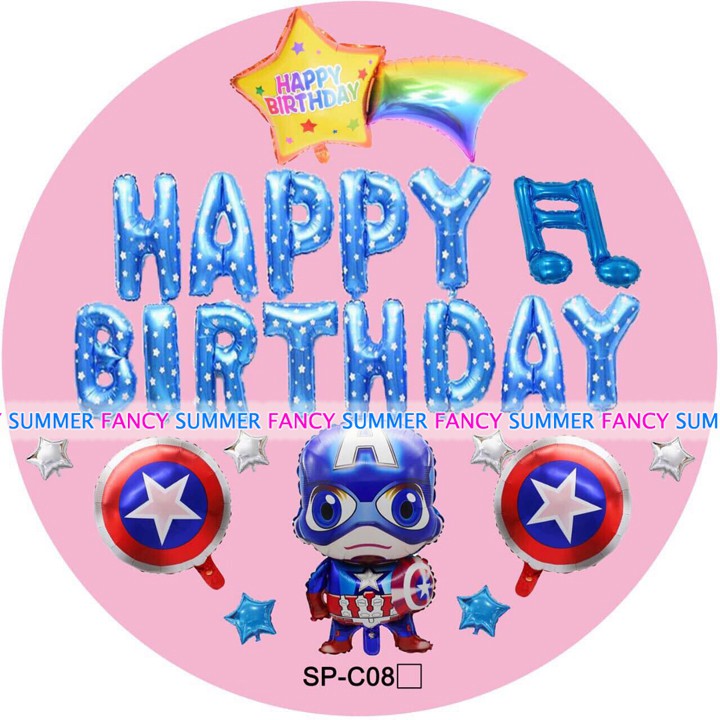 Set bóng chó cứu hộ, vũ trụ, kitty phụ kiện sinh nhật Happy Birthday party decorations ( có sỉ ) SPC