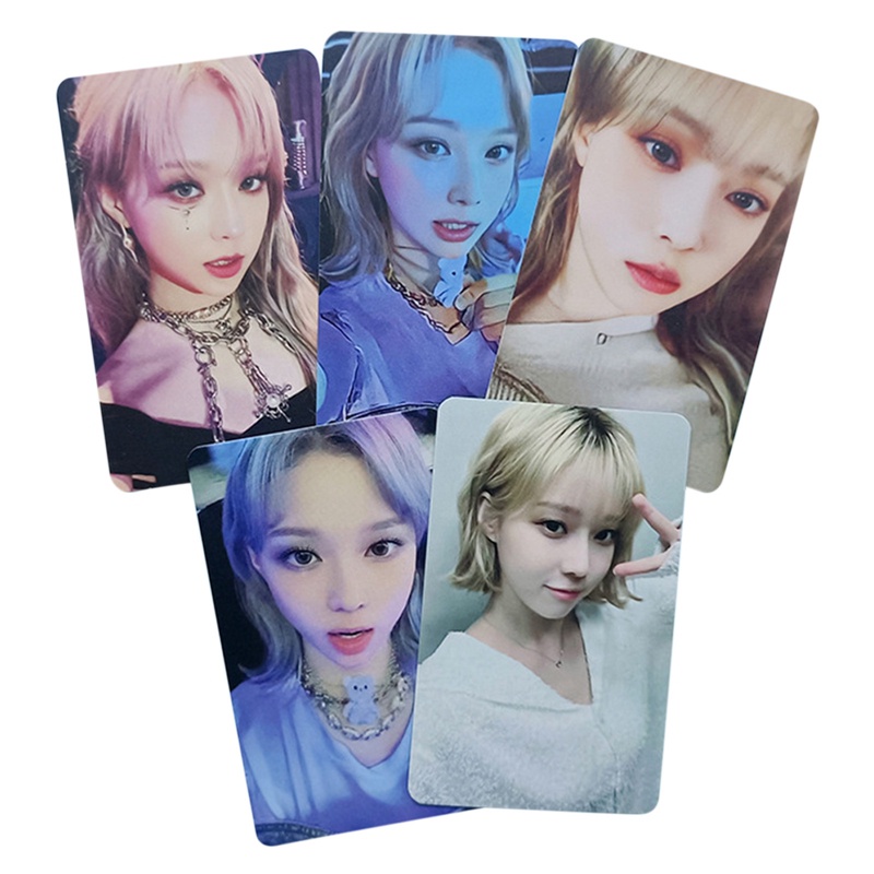 Set 5 Tấm Thẻ Ảnh Lomo Các Thành Viên Nhóm Nhạc Kpop Aespa