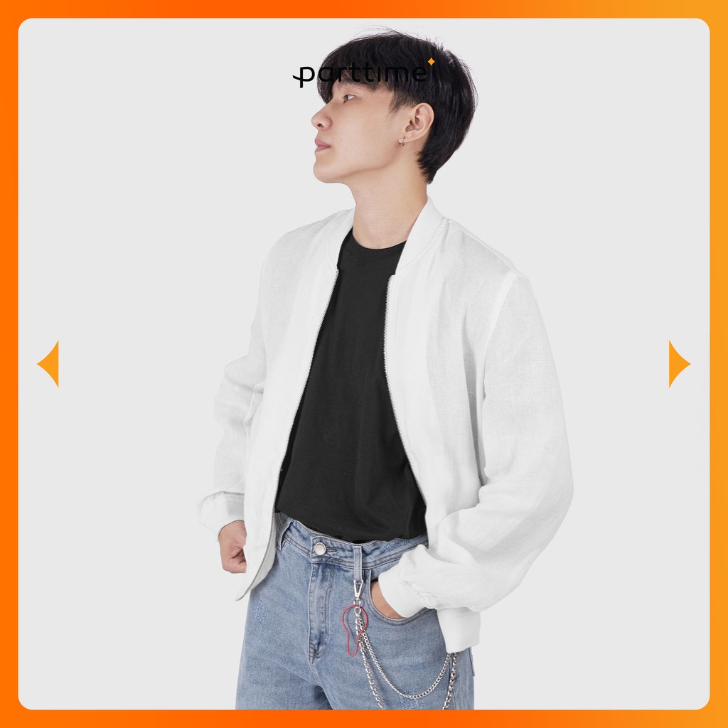 Áo Khoác Bomber Vải Linen Bền Bỉ Thoáng Mát Thời Trang⚡Cực Hiếm!!!⚡Áo Khoác Bomber Nam Vải Lanh Hàng Chính Hãng Zara