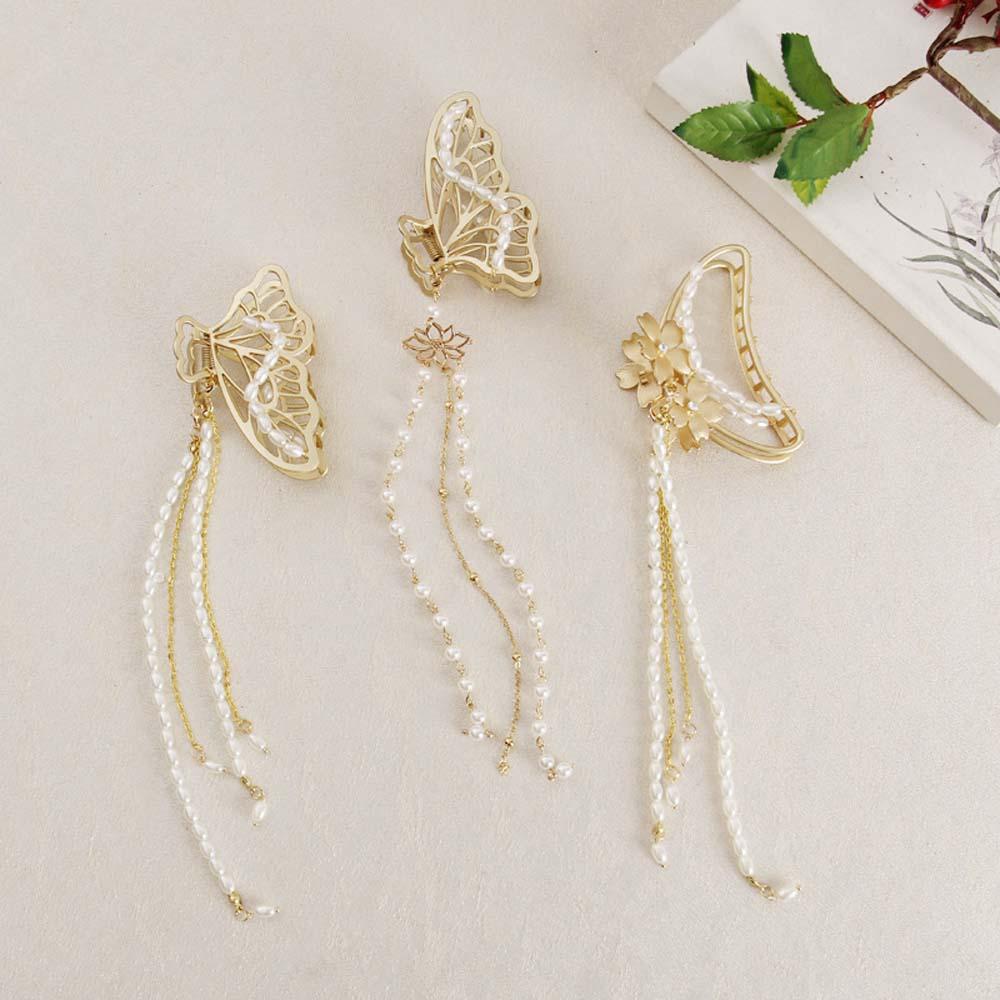 Kẹp Tóc Bướm Rỗng Dáng Dài Thời Trang