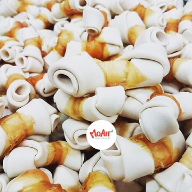 Xương gặm sữa dẻo cuộn gà Milky chew Thái Lan
