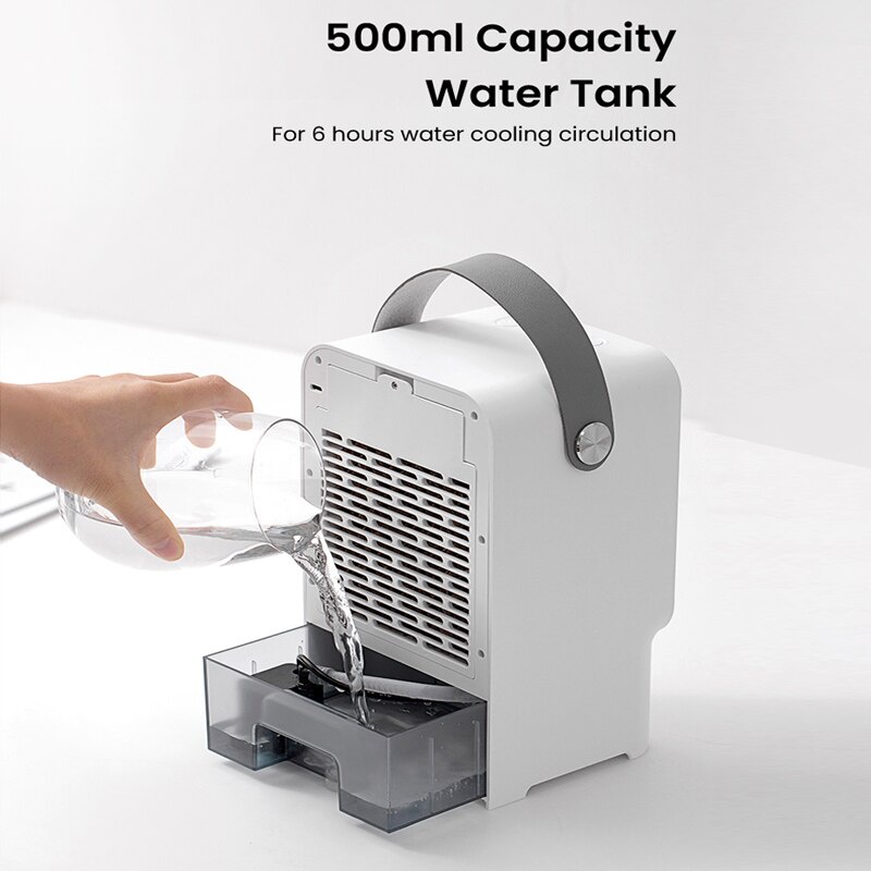 Quạt Làm Mát Để Bàn Mini 500ml Nhỏ Gọn Cho Phòng Ngủ / Văn Phòng / Nhà Ở