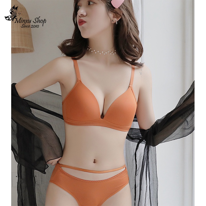 Áo Lót Su Trơn Xuất Nhật Thông Hơi Thoáng Khí Mẫu Mới Đệm Mỏng Không Gọng Minxu shop AL008