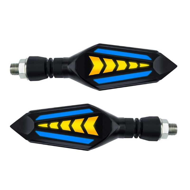 Set 2 Đèn Xi Nhan 12V 12V Ánh Sáng Vàng Hổ Phách Dành Cho Xe Mô Tô