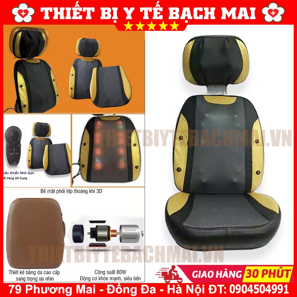 Đệm Massage Toàn Thân  Máy Mát Xa Hồng Ngoại DELUXE [Chính Hãng Bảo Hành 12 Tháng]