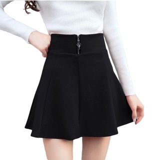 Chân Váy Ngắn Chữ a Lưng Cao Xếp Ly Cài Nút Màu Đỏ Phong Cách Hàn Quốc Thời Trang Mùa Hè Cho Nữ Size S-2xl