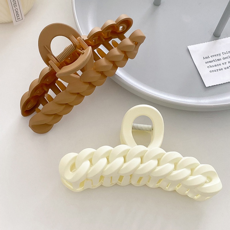 Kẹp Tóc Hình Cá Mập Màu Nhám Đơn Giản Phong Cách Hàn Quốc