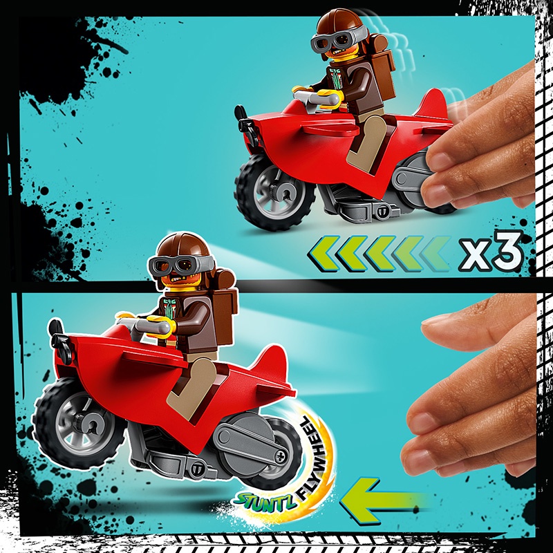 Đồ Chơi LEGO Thử Thách Vượt Vòng Quay Cá Mập 60342 (122 chi tiết)