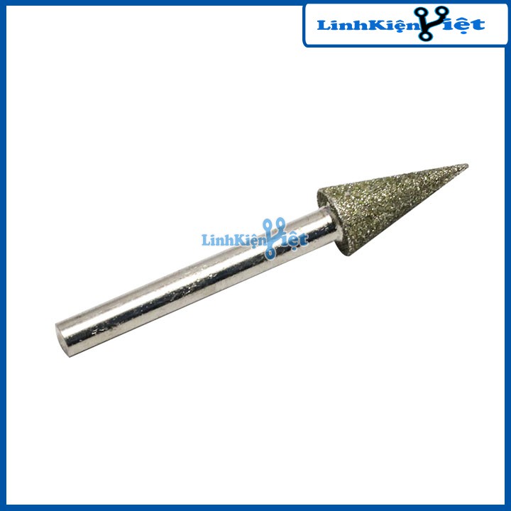 Đầu Mài kim Cương Mũi Nhọn Siêu Cứng Trục 6mm