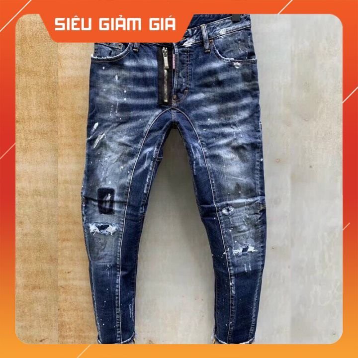 Quần Jean Nam Chất Co Giãn, Không Bai Màu, Dáng Ôm Body, Hit Hót Thời Trang Phong Cách tp_shop_87 ms1000