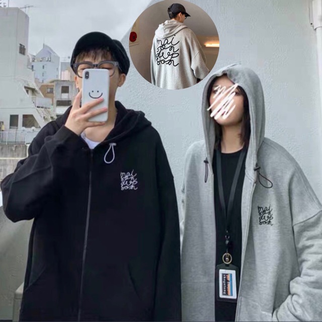 Áo Khoác Nỉ Nam Nữ Form Rộng Chất Nỉ Bông Dày Dặn Hàng Nhập Siêu Đẹp Áo Khoác Jackets Đôi Thun Nỉ CHỮ KÝ - AK3332 | BigBuy360 - bigbuy360.vn