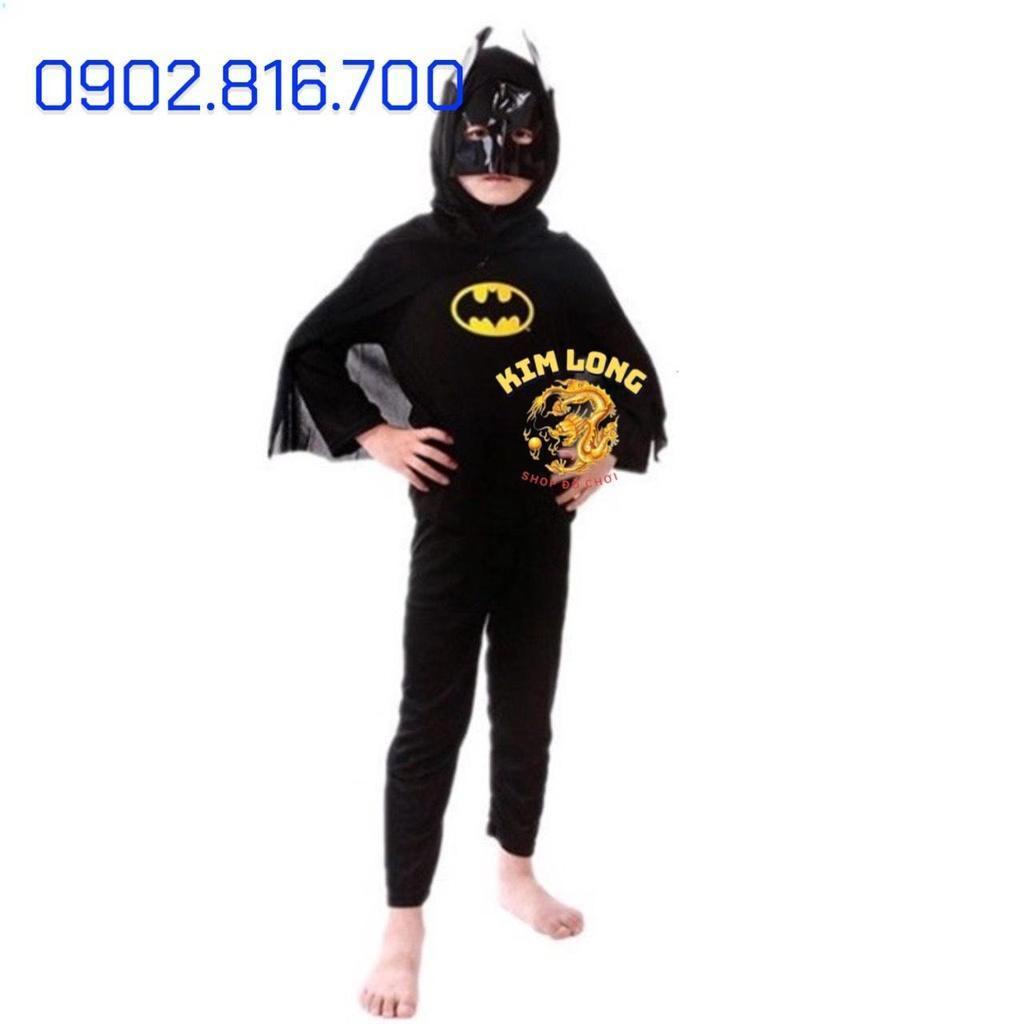 Bộ quần áo SIÊU ANH HÙNG người nhện Spiderman - Supperman - Batman trang phục hoá trang Halloween cho bé trai