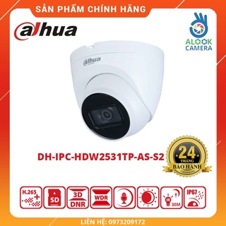 Hàng chính hãng_camera dome dahua dh-ipc-hdw2531tp-as-s2 5mp h265+ mic_bh 24 tháng