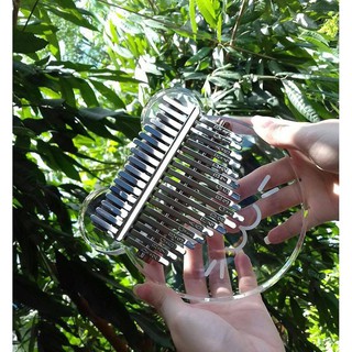 Đàn Kalimba Pha Lê Trong Suốt - Pha Lê Đen - Full Phụ Kiện