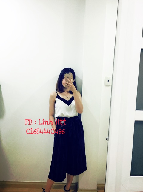 Quần ống rộng cột dây nơ (hình thật) | BigBuy360 - bigbuy360.vn