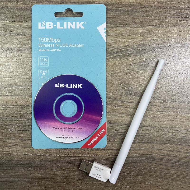 Bộ USB thu Wifi 150Mbps tăng tốc độ wifi cho Laptop, PC có râu, không râu