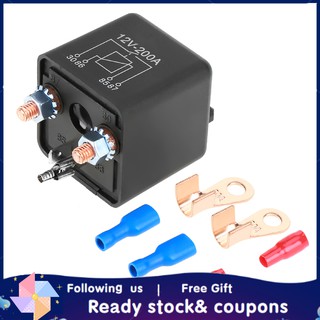 Xiyijia [Giá bán buôn] Rơle khởi động xe tải hạng nặng mở bình thường 12V 200A có thiết bị đầu cuối