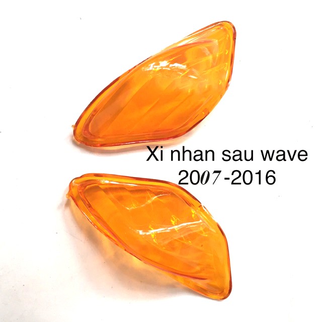 Ốp hậu trắng Wave 110 - Wave 100  kèm xi nhan cam trước và sau, giá rẻ, full bộ