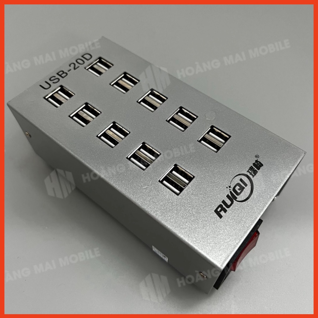 Sạc nhiều cổng RuiQi 20 cổng USB