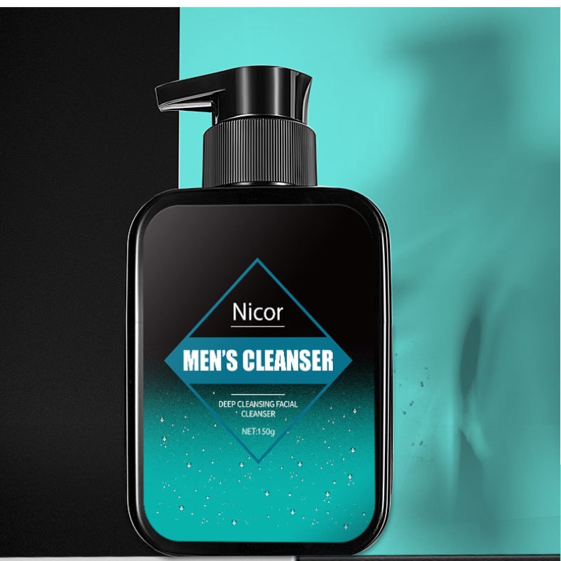 [Hàng mới về] Sữa rửa mặt NICOR làm sạch nhẹ nhàng kiểm soát dầu và tái tạo da dành cho nam