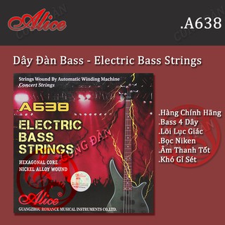 Dây Đàn Bass 4 dây A638 - Alice