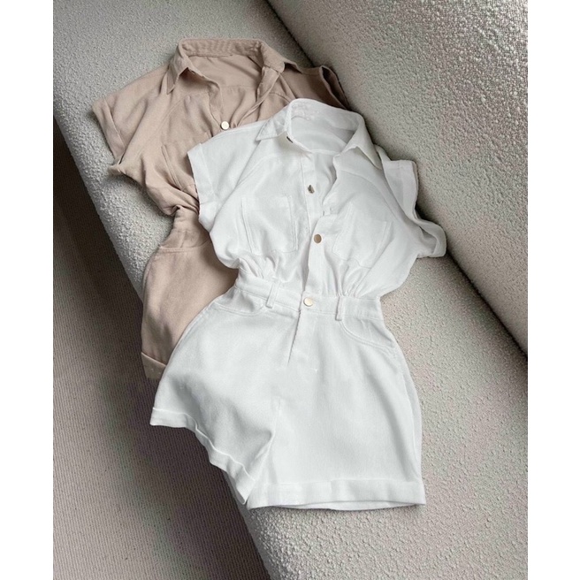 JUM LIỀN SHORT CỔ SƠMI
