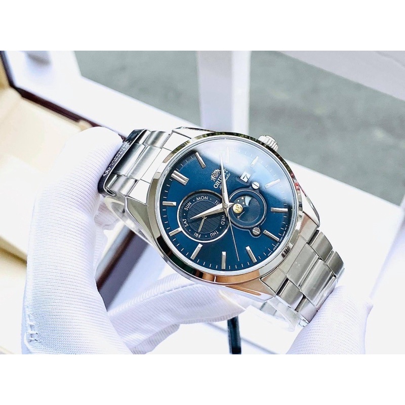 ĐỒNG HỒ NAM CHÍNH HÃNG ORIENT RA-AK0308L10B SUN AND MOON GEN 5 Ver2 mới nhất 2021