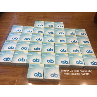 Băng vệ sinh tampon ob Đức size normal original 64st