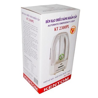 [CHÍNH HÃNG CAO CẤP] Đèn Sạc Chiếu Sáng Khẩn Cấp Kentom KT 2300- Hàng Chính Hãng