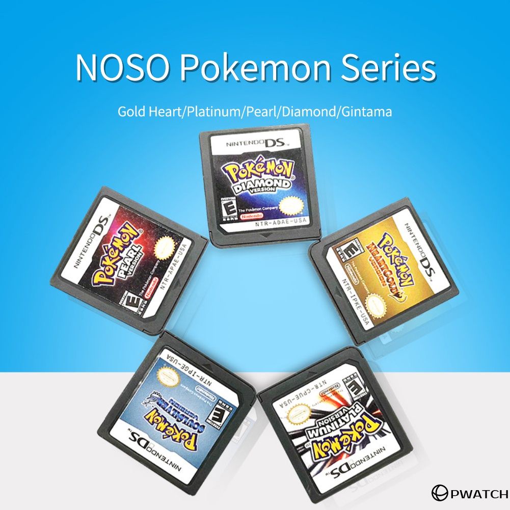 Thẻ chơi game Pokemon Soulsilver mới cho Nintendo DS