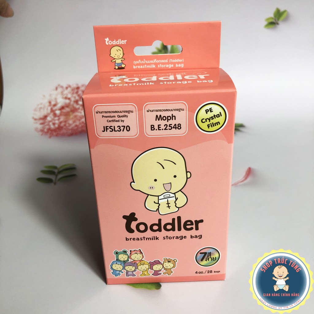 Túi trữ sữa Toddler. 150ml hộp 29c ( XUẤT XỨ THÁI LAN )