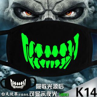 [hatno]Khẩu trang dạ quang cực ngầu[dochoi]