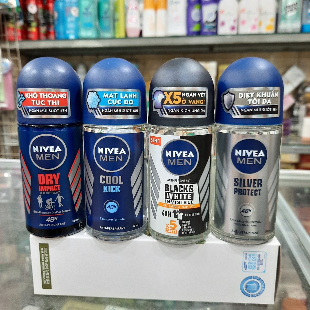 Lăn khử mùi Nivea men 50ml các loại chính hãng