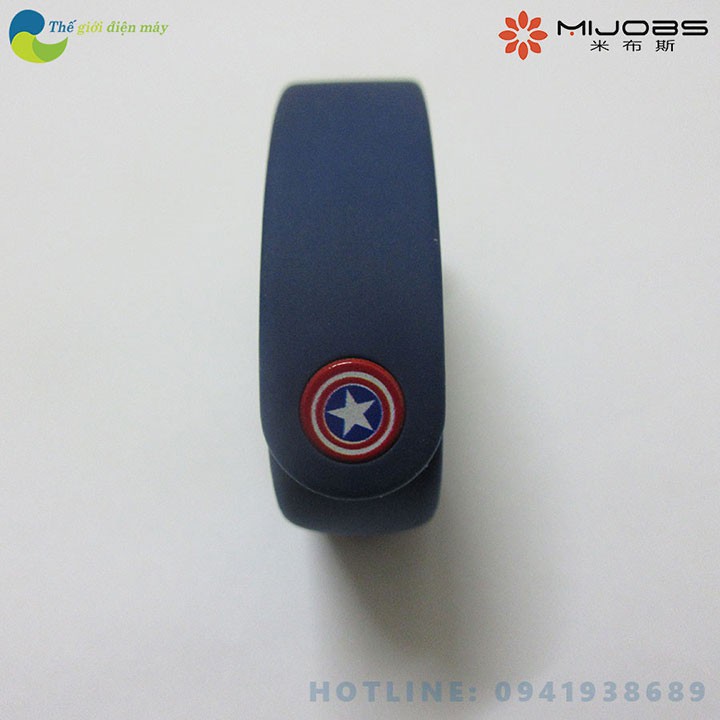 Dây đeo cao su phiên bản Avengers cho Mi Band 3, Mi Band 4 - Shop Thế giới điện máy