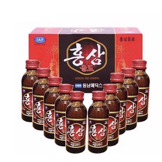 Nước sâm Hàn Quốc hộp 10 chai *100ml