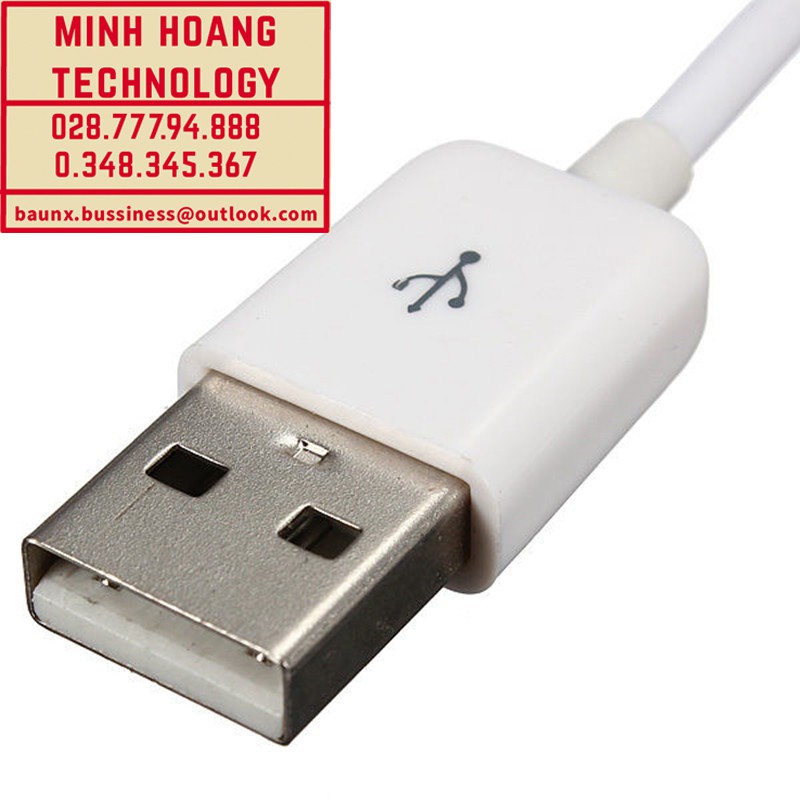 Dây cáp chuyển đổi USB sang cổng mạng Lan - USB To Lan (Trắng) cho Laptop, Apple MacBook Air Laptop PC