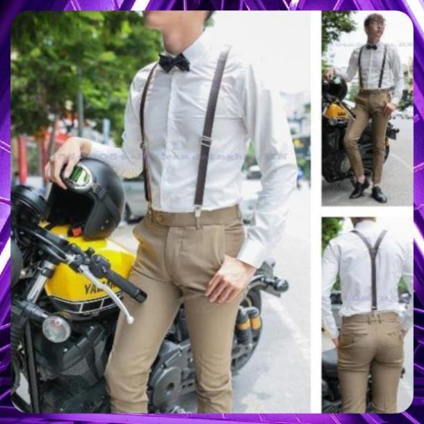 [Freeship] - dây đeo quần suspender  bản 1,5cm - 2.5cm VINTAGE-RETRO - chuyên dự event, kỉ yếu.