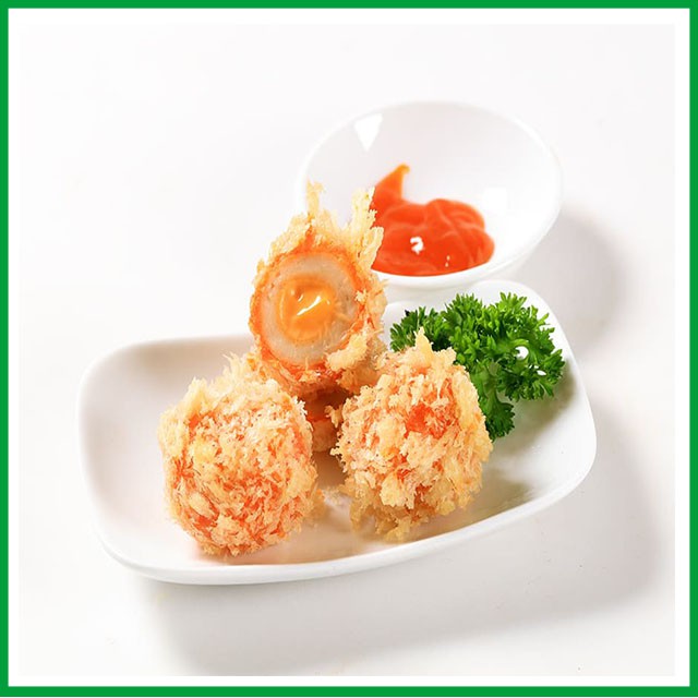 Viên hải sản tẩm bột Ô ngon