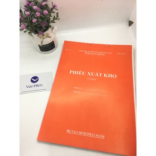 Phiếu xuất kho A4 giấy đẹp,có rãnh xé 1 liên 2 liên 3 liên