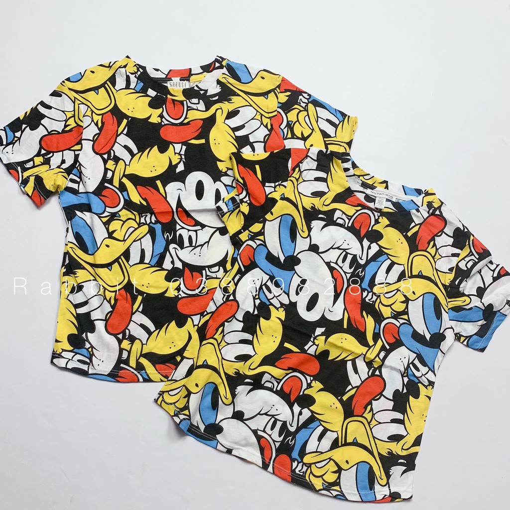 Áo thun nhiều Mickey - RABBITSHOP