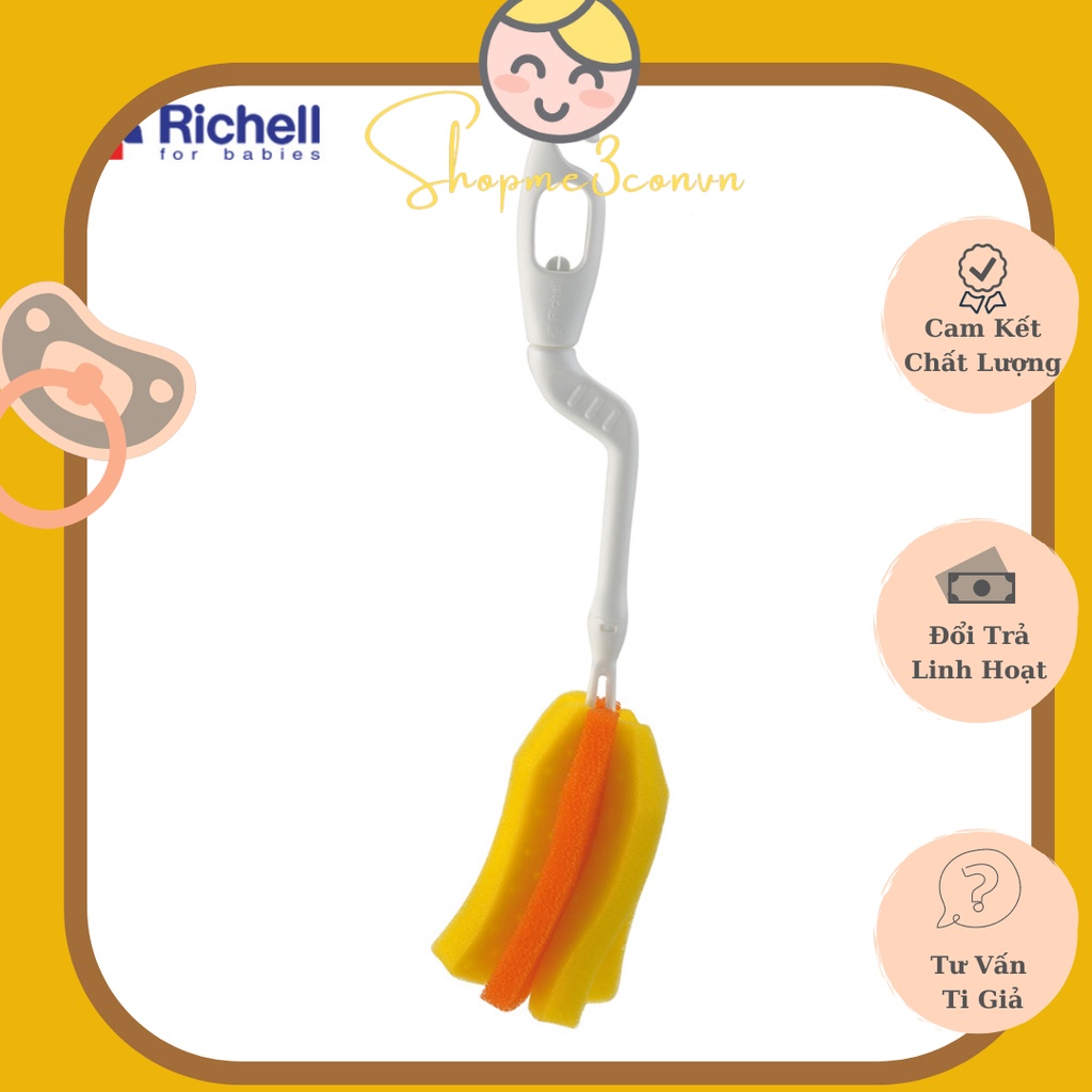 Chổi Cọ Bình Sữa Bằng Mút Richell