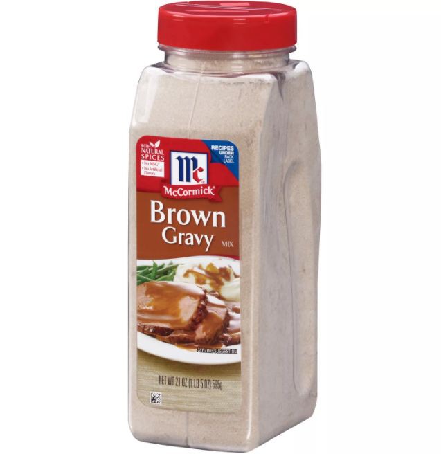 BỘT SỐT, CHẤM THỊT NƯỚNG, RAU CỦ XÀO McCormick Brown Gravy Mix 595g (21 oz)