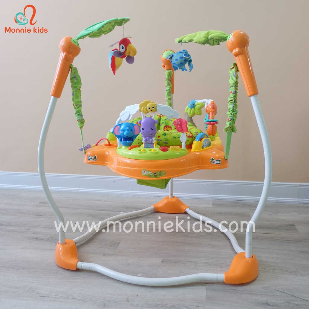 Ghế Nhún Nhảy Tập Đứng JUNGLE JUMPER KONIG KIDS KK63569 Kèm Nhạc Hỗ Trợ Bé Đứng Vững, Kích Thích Thị Giác 6M+